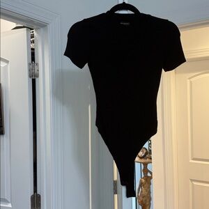 Naked Wardrobe Black Bodysuit